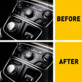 Black Climate Control Repair Button Decal Sticker for Chrysler 200 300 (2014–2017)