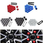 20x 21mm Wheel Nut Caps for Rust Proofing with Removal Tool
