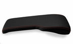 Console Lid Bench Seat Cover for Toyota Tacoma (2001–2004) Carbon Fiber Red Stitch