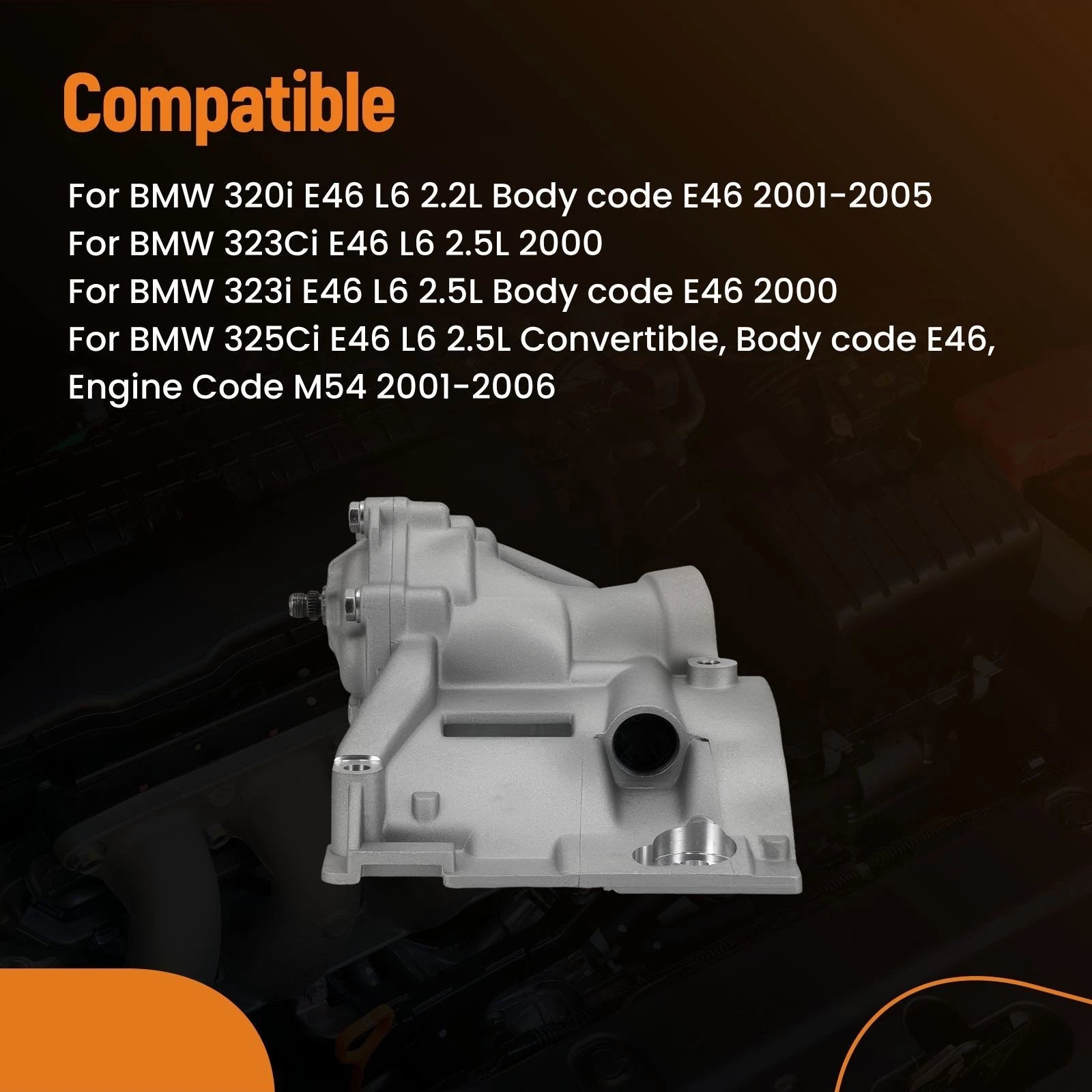 Engine Oil Pump for BMW 3 Series E46 (2000–2006) 11417501568