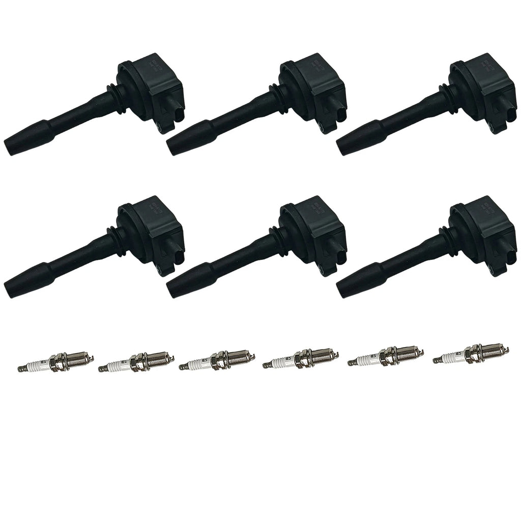 6X Ignition Coil & Iridium Spark Plug for Ford F150 (2018–2021)