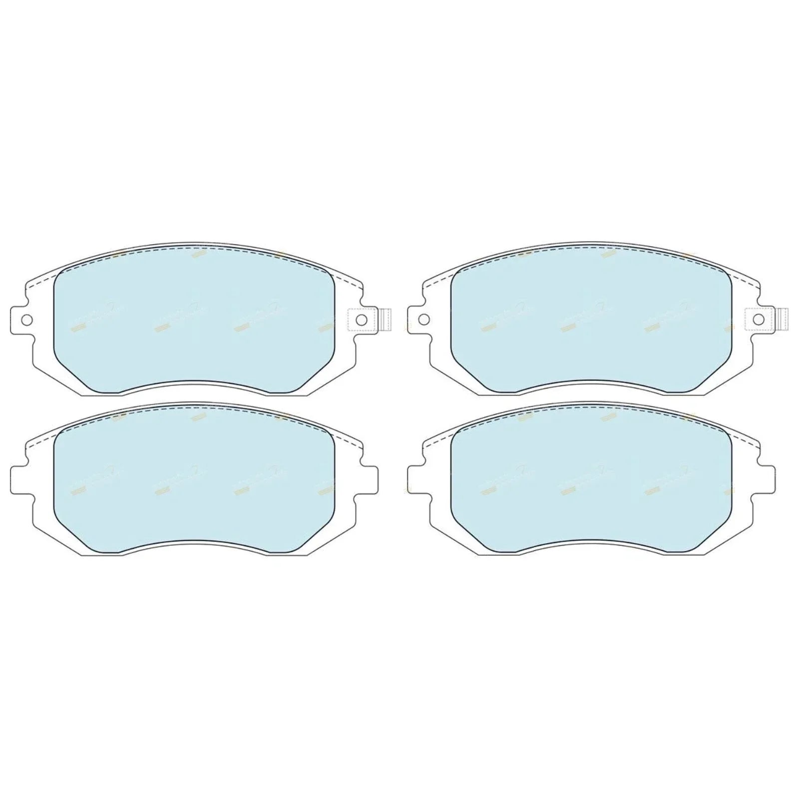 4WD Front Disc Brake Pad Set for Toyota 86 (2012���2019)