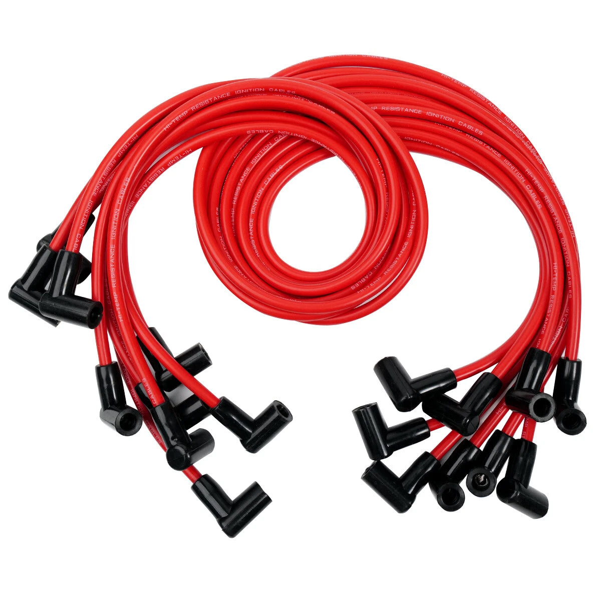 9X High Performance Red Wire Set for HEI SBC BBC 350 383 454 (No Years)