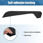 Set of 4 Car Door Anti Kick Protector Stickers for Ford Mustang (2015–2022) Black