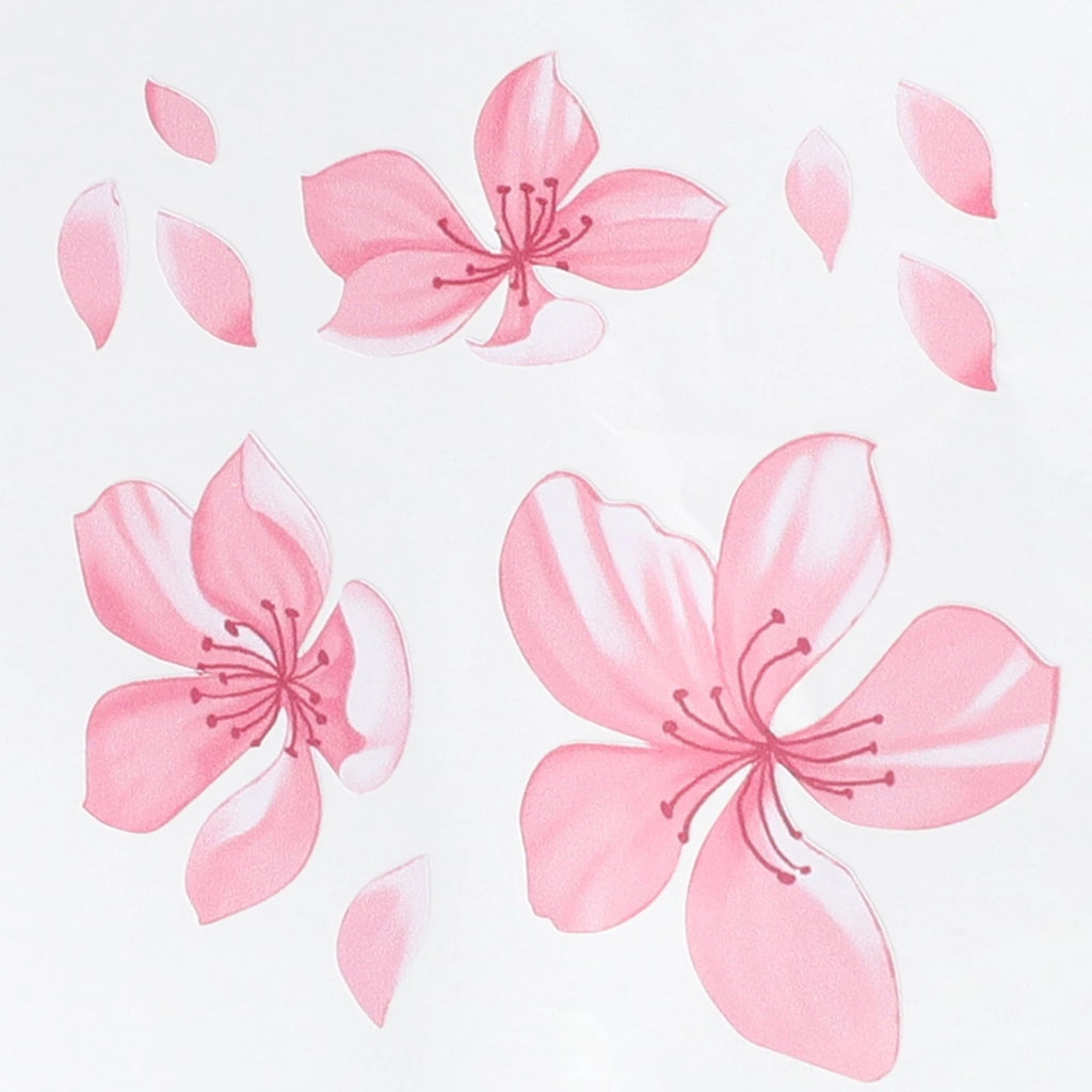 Pink Vinyl Car Decal for All Models (Cherry Blossom Design)