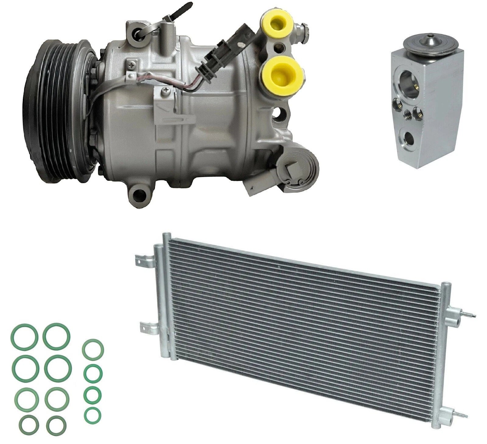 AC Compressor Kit with Condenser for Chevrolet Cruze 1.4L (2018)