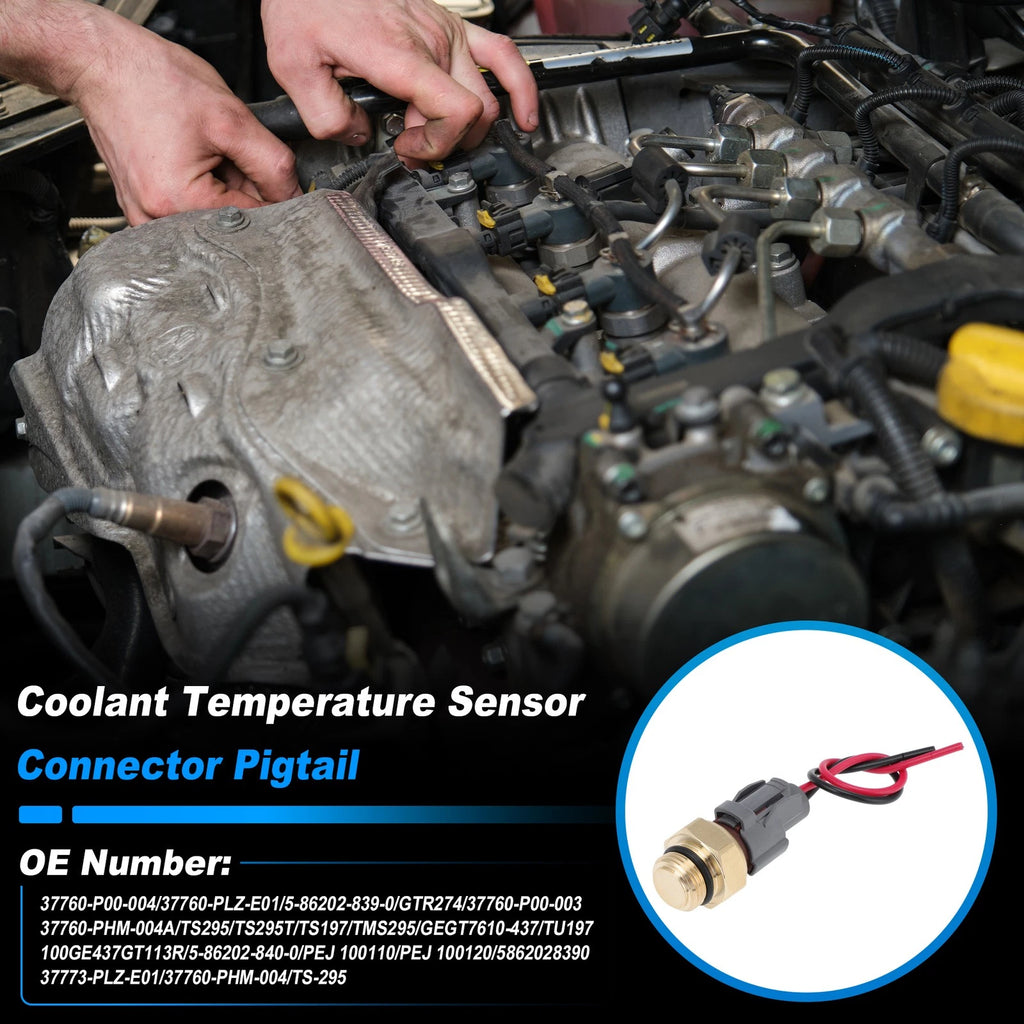 Coolant Temperature Sensor Connector for Honda CR-V (1997–2006) No.37760-P00-004