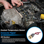 Coolant Temperature Sensor Connector for Honda CR-V (1997–2006) No.37760-P00-004