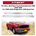 Set of 2 Outer Rocker Panels & Cab Corners for Dodge Ram (2009-2018)