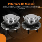 Set of 2 Front Wheel Hub Bearing Assemblies for Dodge Charger (2012-2023)