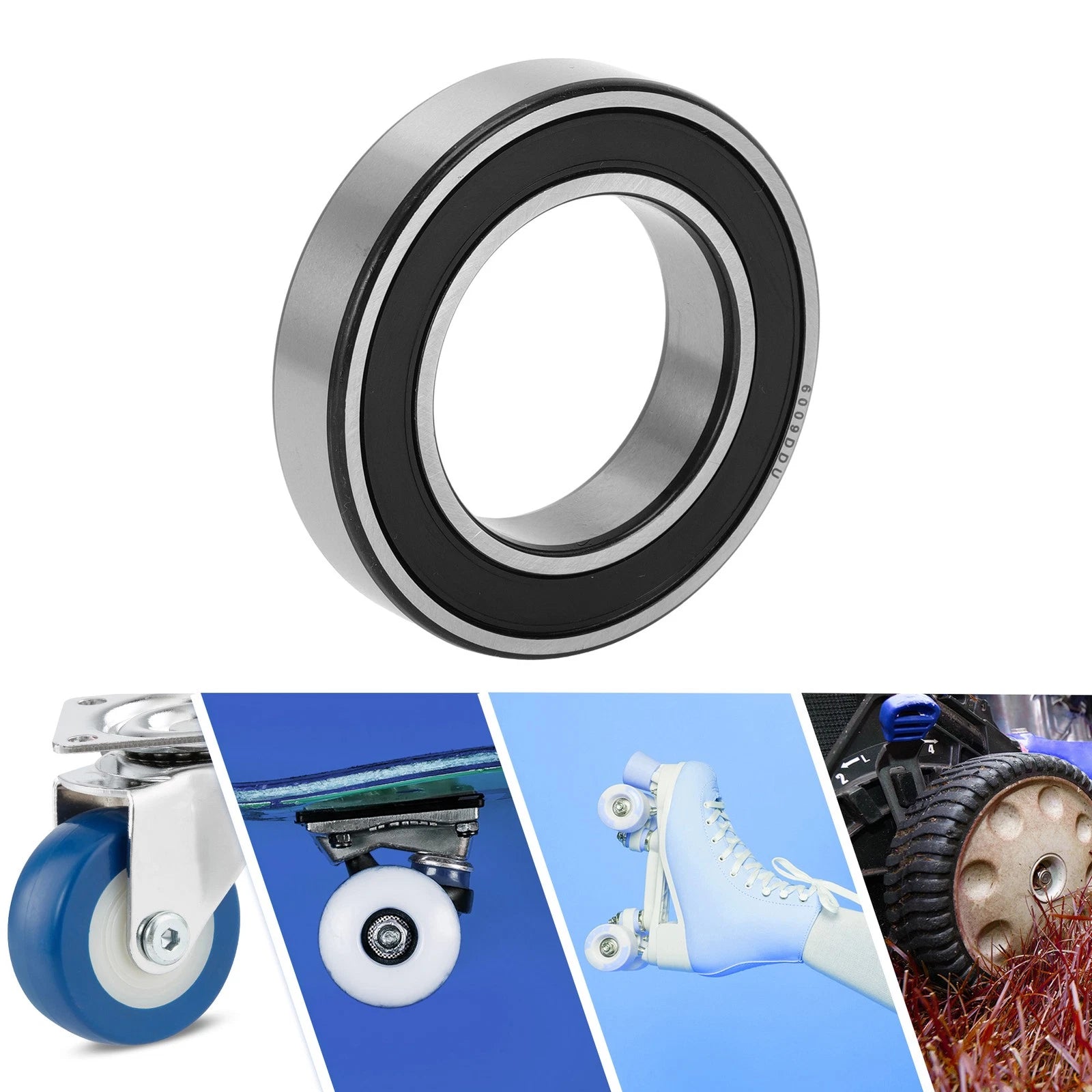 Deep Groove Ball Bearing 6009DDU for Scooter Skateboard Wheel (45x75x16mm)