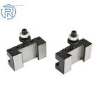 Set of 2 Piston Type Quick Change Tool Post Holders for CNC (AXA 250-100)