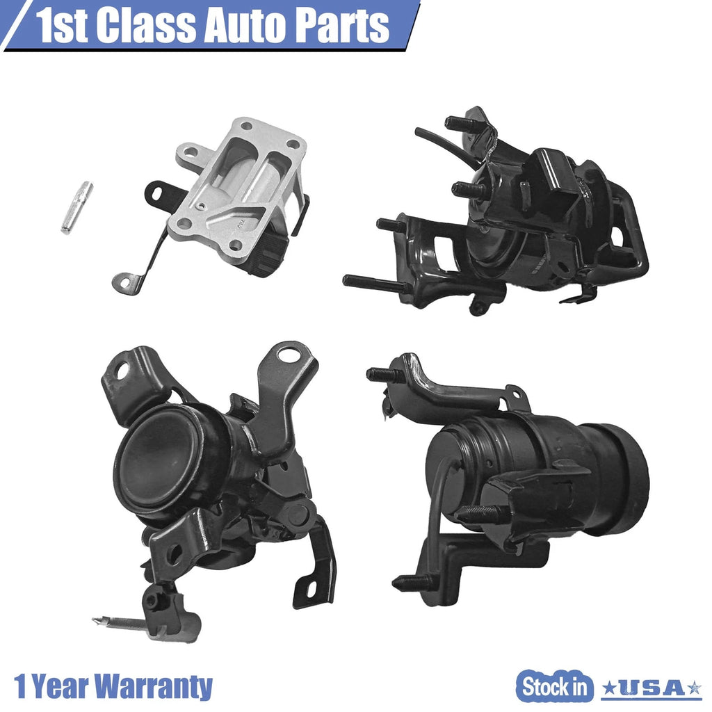 Set of 4 Engine Mounts & Trans Mount for Toyota Camry 2.5L (2018–2022)