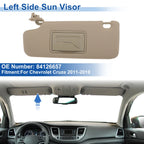 Left Side Sun Visor for Chevrolet Cruze (2011–2019) No. 84126657 Beige