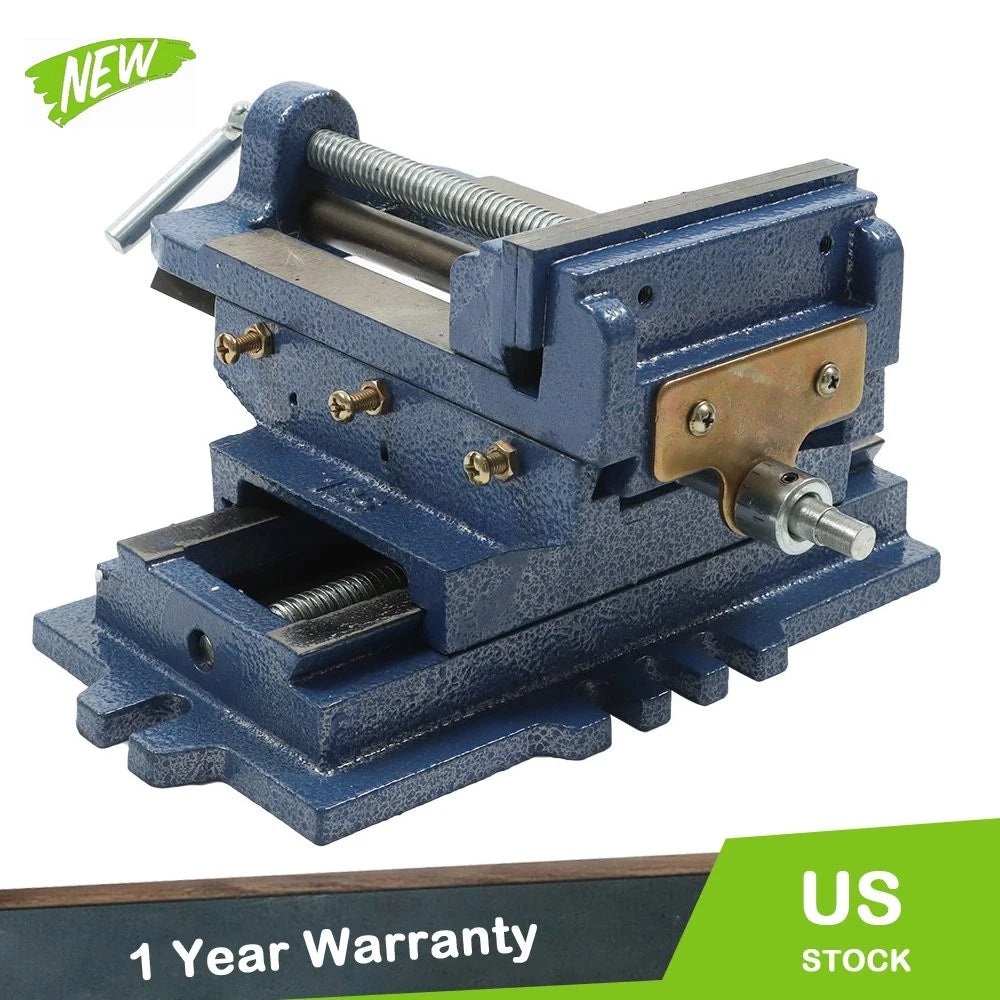 5" Cross Slide Vise for Drill Press, Metal Milling Machine