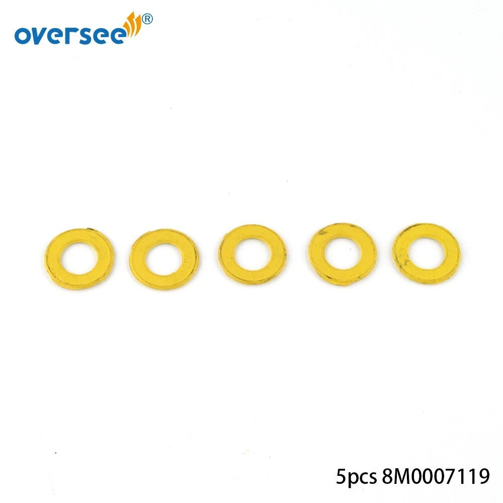 5Pcs Oil Drain Plug Seal Washer for Mercury Quicksilver 25-30HP (4T EFI)