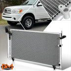 A/C Condenser for Toyota Tundra Double Cab (2004–2006) Aluminum Core
