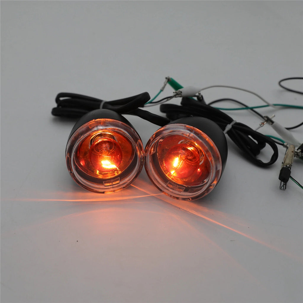 Rear Black Turn Signal Indicator Light for Harley XL 883 1200 Sportster (1992–2016)