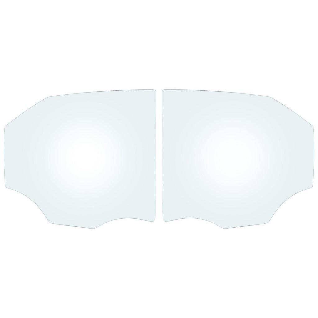Set of 2 Rear Door Glasses for Cadillac CTS