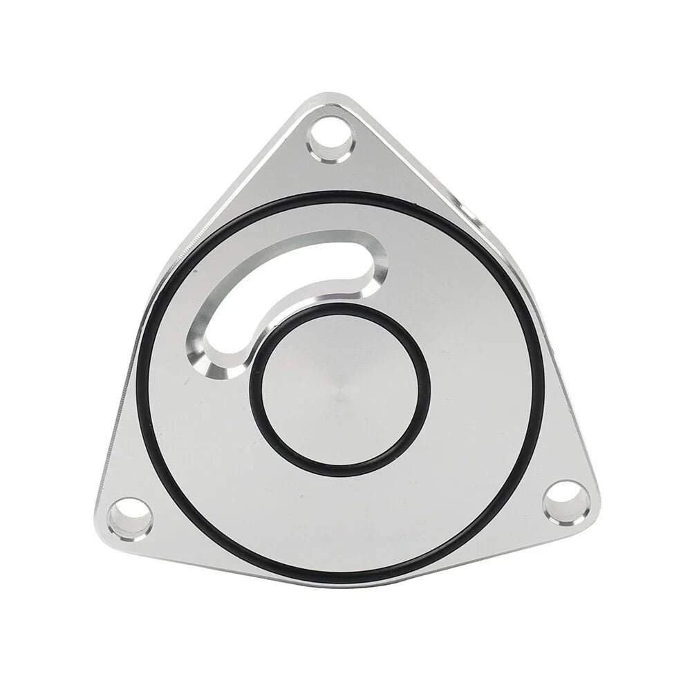 Silver Turbo Blow Off Valve BOV Plate Spacer for Honda Civic (2015-2021)