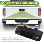 Tailgate Handle Backup Rear View Camera No. 690900C050 for Toyota Tundra (2007–2013)