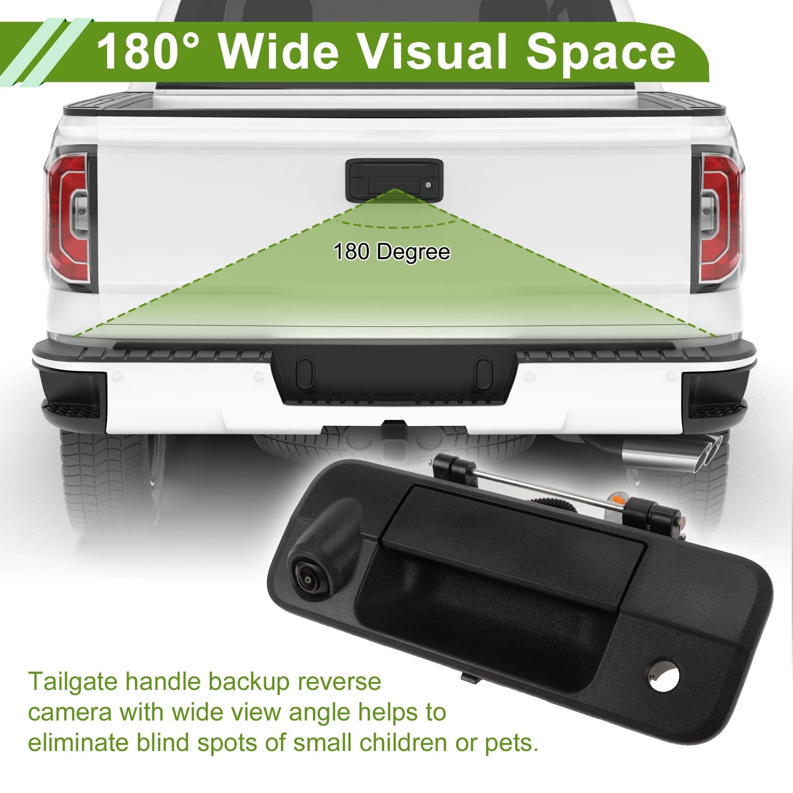 Tailgate Handle Backup Rear View Camera No. 690900C050 for Toyota Tundra (2007–2013)