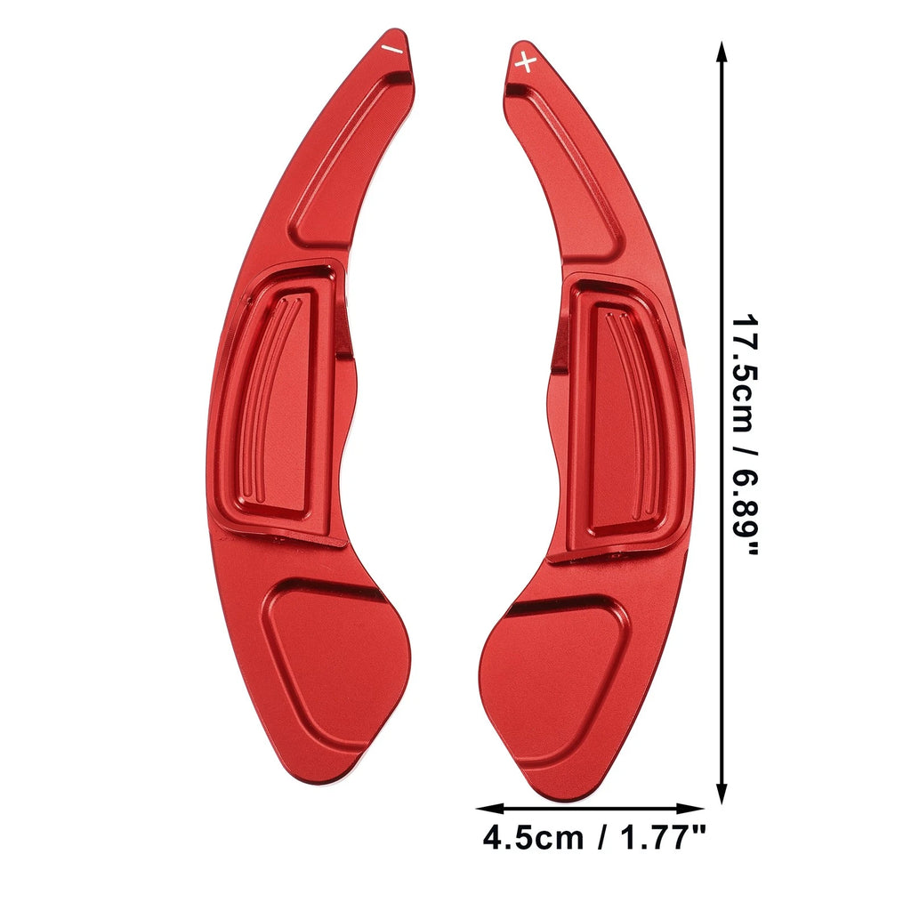 Red Steering Wheel Shift Paddle Shifter Cover for Honda Civic (2009–2011)