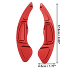 Red Steering Wheel Shift Paddle Shifter Cover for Honda Civic (2009–2011)