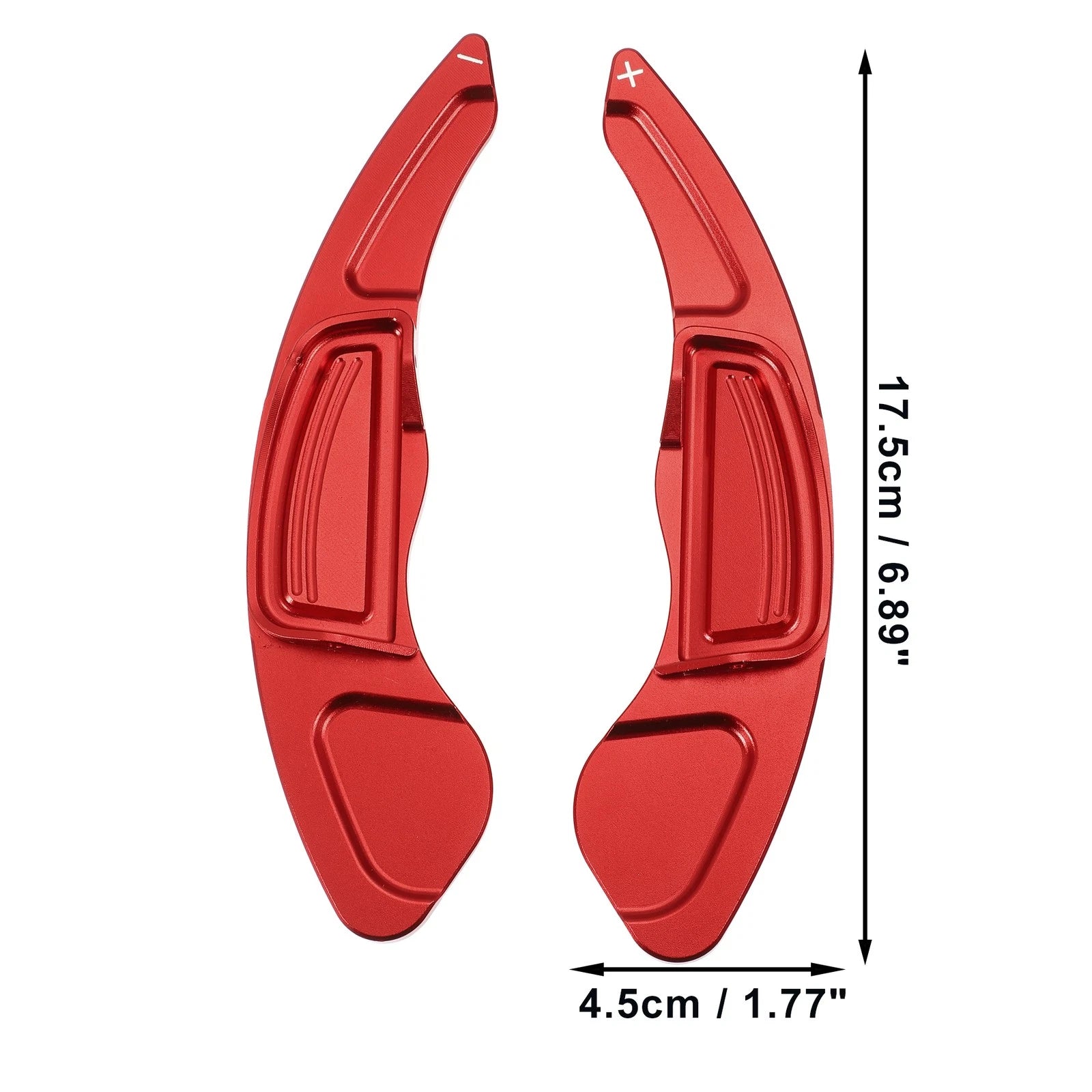 Red Steering Wheel Shift Paddle Shifter Cover for Honda Civic (2009–2011)