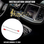 2X Dash Tweeter Speaker Wiring Harness for Dodge Jeep Chrysler (718844904087)