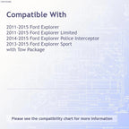 Replacement Black Matte Plastic Front Bumper Cover Grille for Toyota (2010–2018)