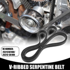 V-Ribbed Serpentine Belt No. 252123C100 for Hyundai Azera (2005–2010)