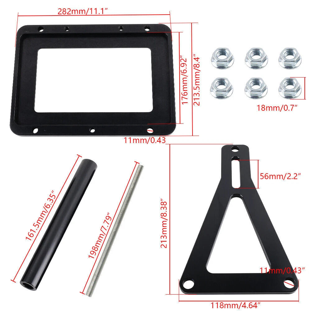 Aluminum Billet Battery Tray Hold Down for Racing Mount (Trunk Relocation)