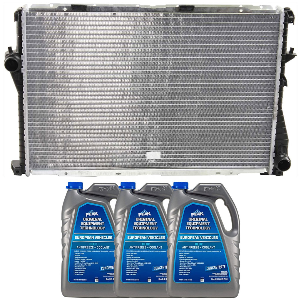 Set of 2 Radiators for BMW 5 Series E60 E39