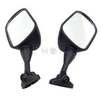 Black Racing Mirrors for Honda CBR954RR, CBR929RR (2000–2003)