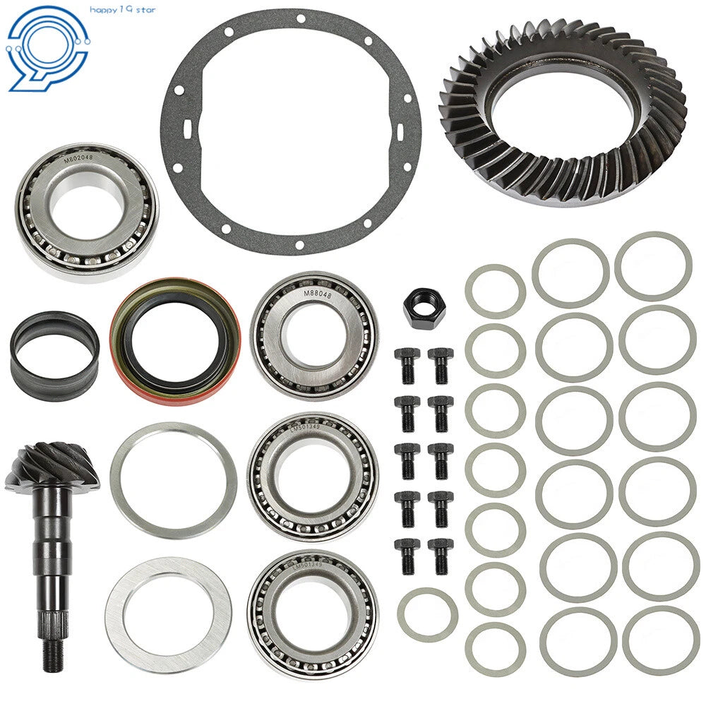 3.73 Ratio 10-Bolt Gear Set & Master Bearing Kit for Chevy GM