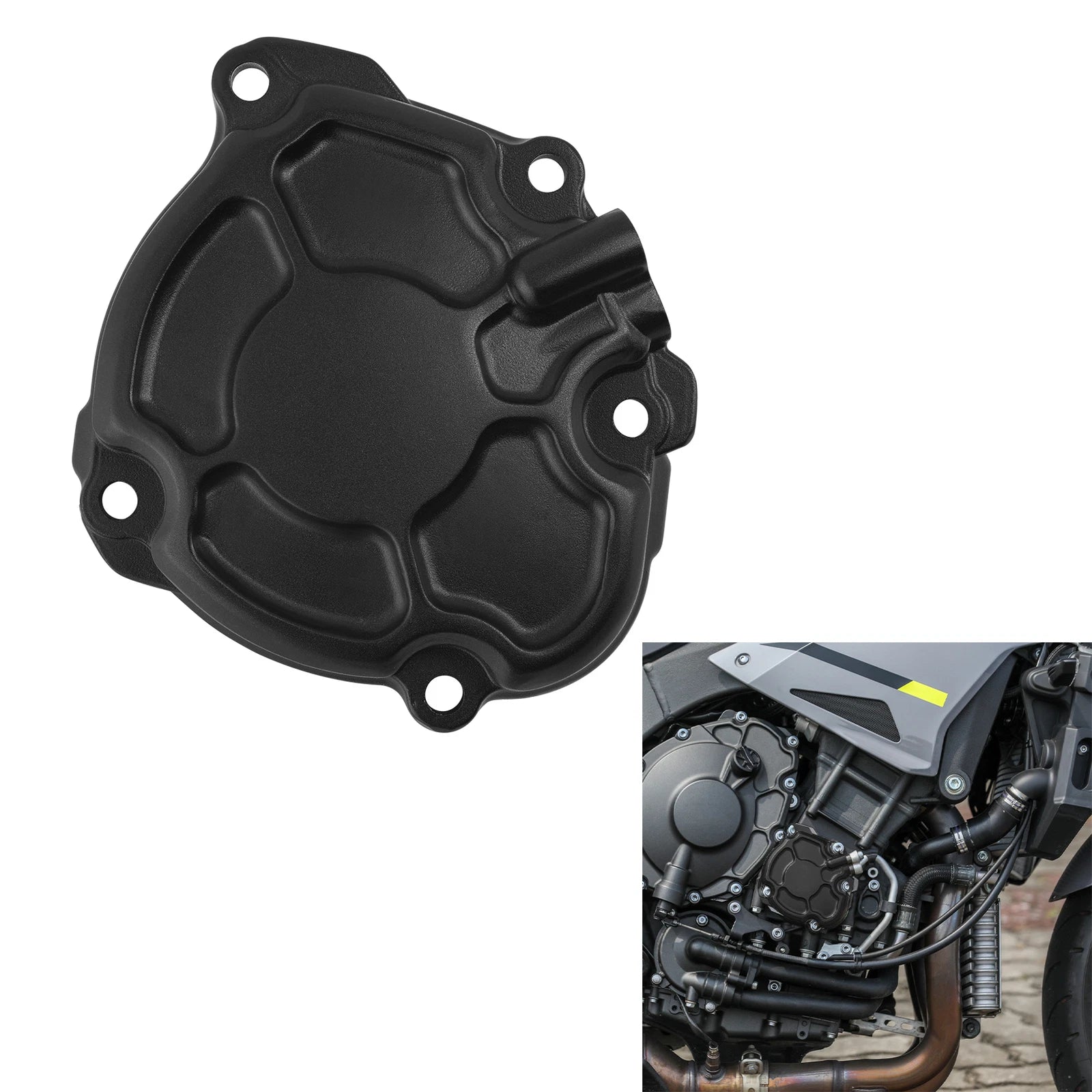 Oil Pump Crankcase Cover for Yamaha YZF R1 (2015–2025), MT-10 (2018–2025), FZ10 (2017)