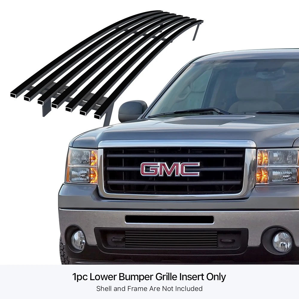 Stainless Black Billet Grille for GMC Sierra 1500/2500/3500 (2007-2010)