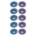 Set of 10 Diamond Discs 4' x 5/8' (5 Purple, 5 Blue)