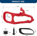 Set of 2 Heavy Duty Front Tow Hooks w/ Hardware for Dodge Ram 1500 (2019–2022)