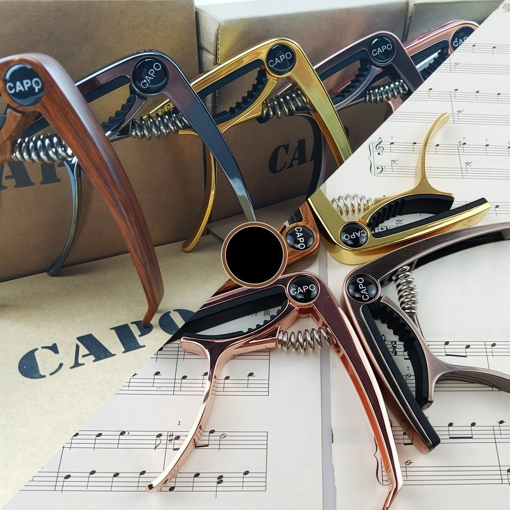 Zinc Alloy Guitar Capo with String Puller for Acoustic Guitars (All Years)