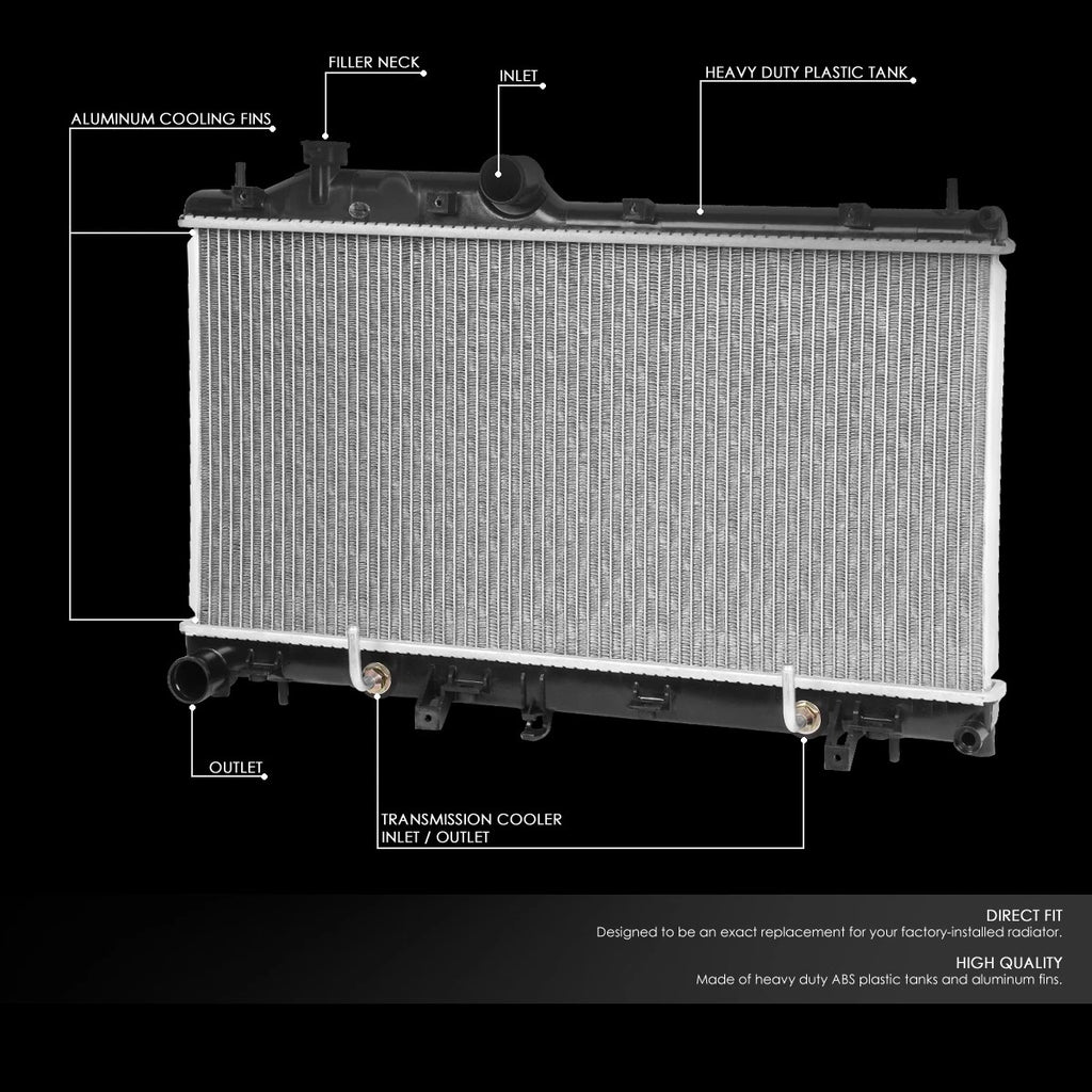 Aluminum Radiator for Subaru Forester 2.5L Turbo (2009–2013) DPI 13095