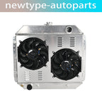 3 Row Radiator & Shroud Fan for Ford Bronco F100 F150 F250 F350 (1966–1979)