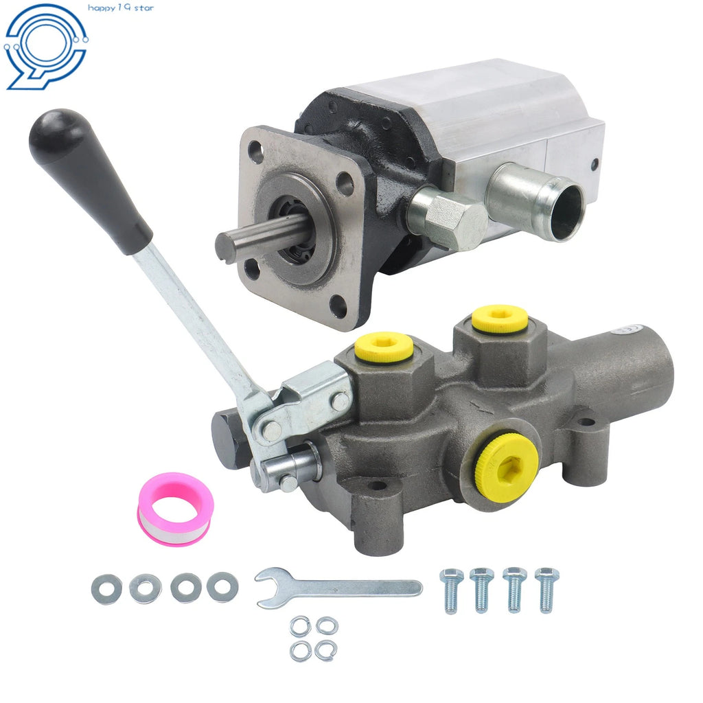 2X 16 GPM 2 Stage Pump and 25 GPM Auto Detent Valve Log Splitter Kit