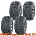 Set of 4 Tires 16x8-7 4PR for Tomberlin Kolt 50 ATV (2006–2007)