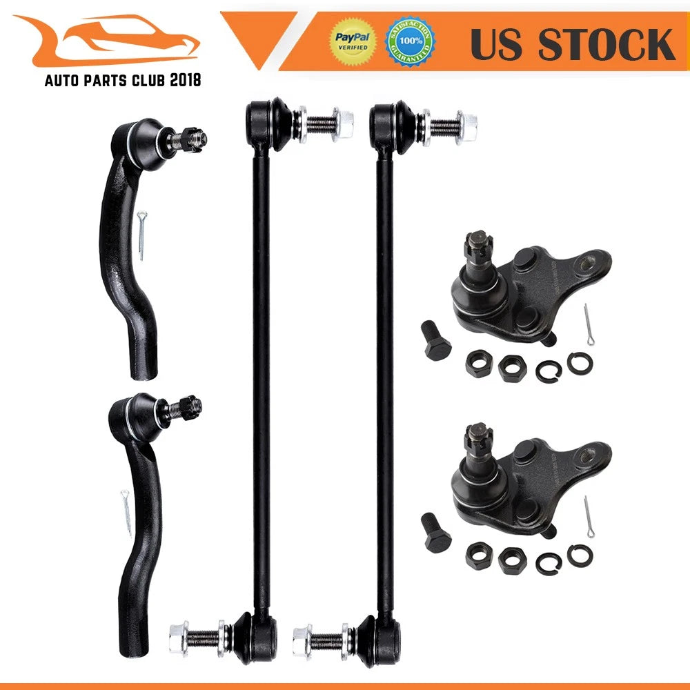Front Struts Set of 2 for Scion tC (2011–2016) w/ Coil Spring & Sway Bars