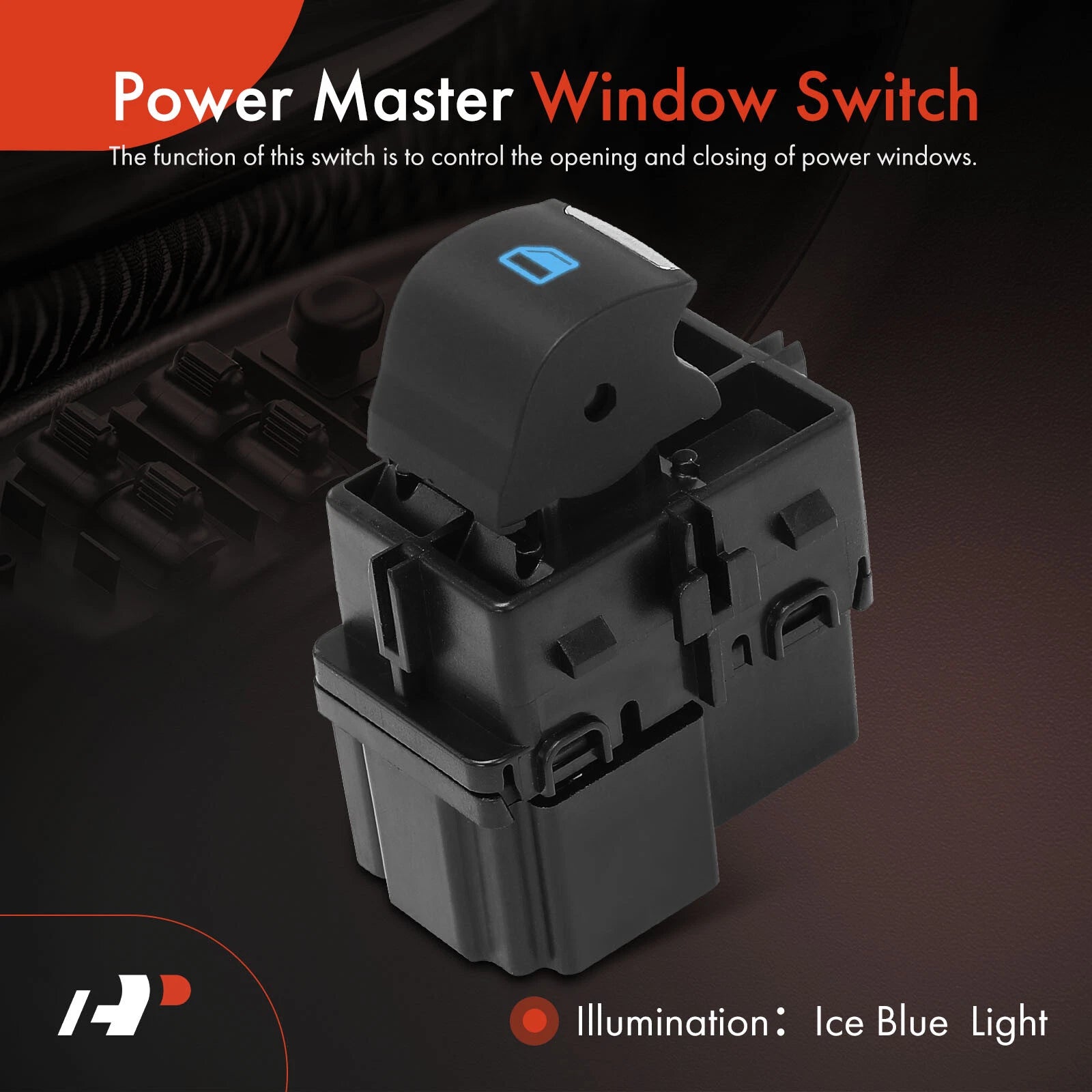 Rear Side Power Window Switch for Ford F-150, Edge (2015-2020)
