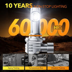 2X OXILAM 9005 LED Headlight Kit for HB3 (6500K)