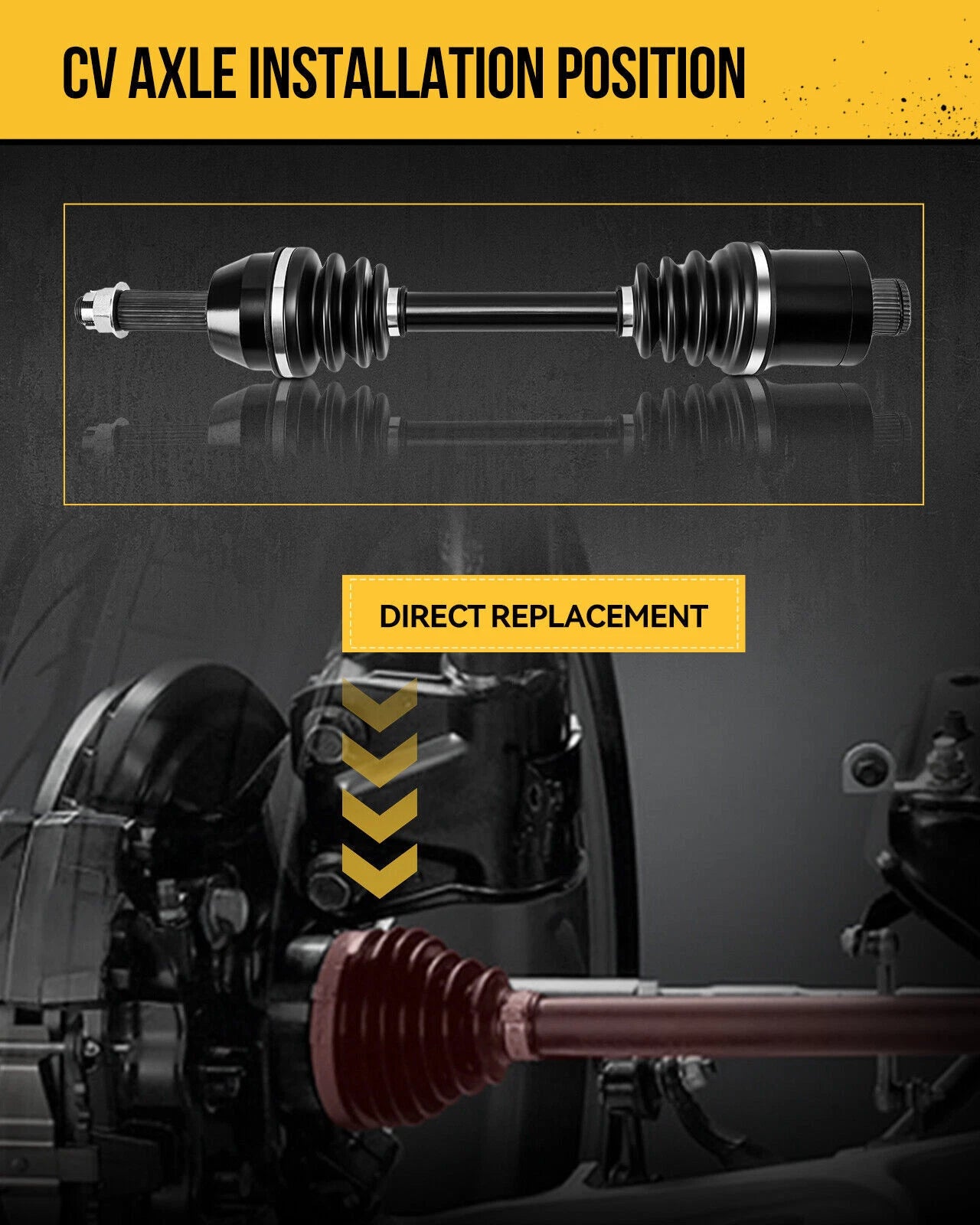 Rear Driver Left CV Axle Assembly for BMW E83 X3 (2004–2010)