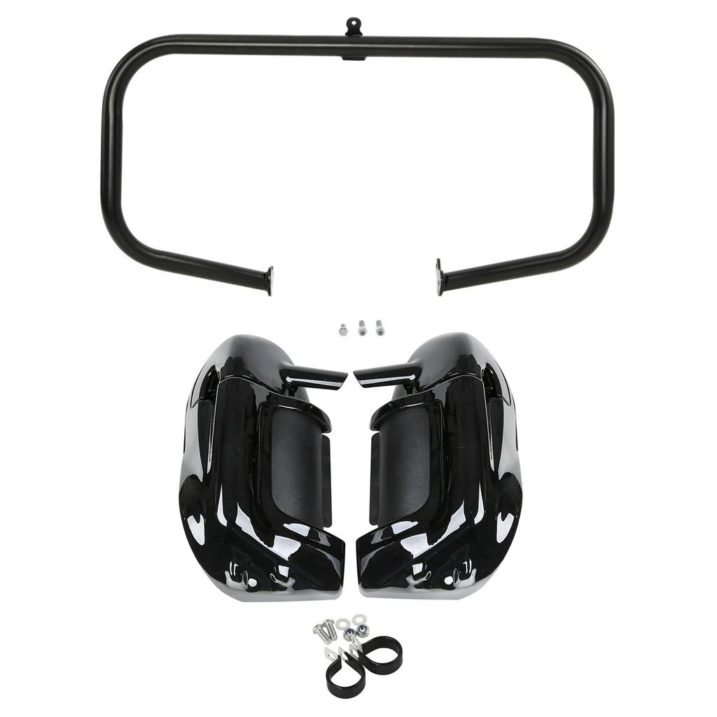 Lower Vented Leg 6.5" Speakers & Engine Bar for Harley Touring (2009–2013)